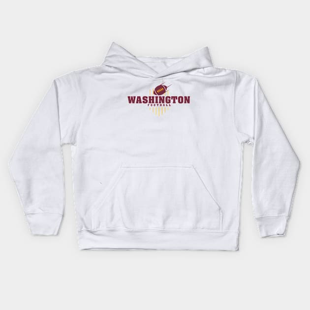 Washington Football Team Color Kids Hoodie by Toogoo